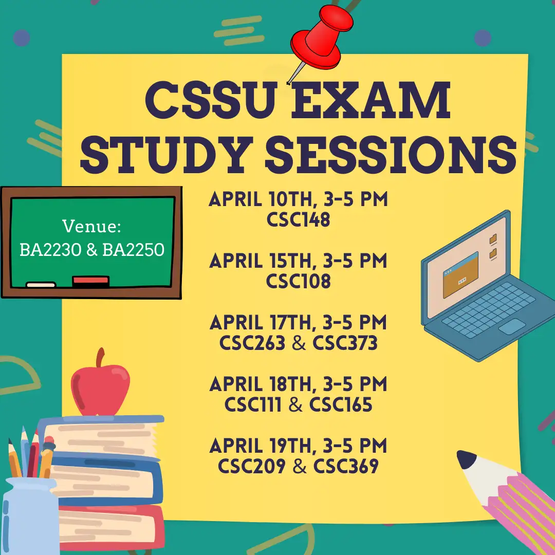 CSSU Exam Study Sessions